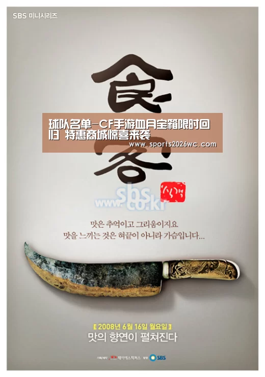 球队名单-CF手游血月宝箱限时回归 特惠商城惊喜来袭(图3) 淘汰赛